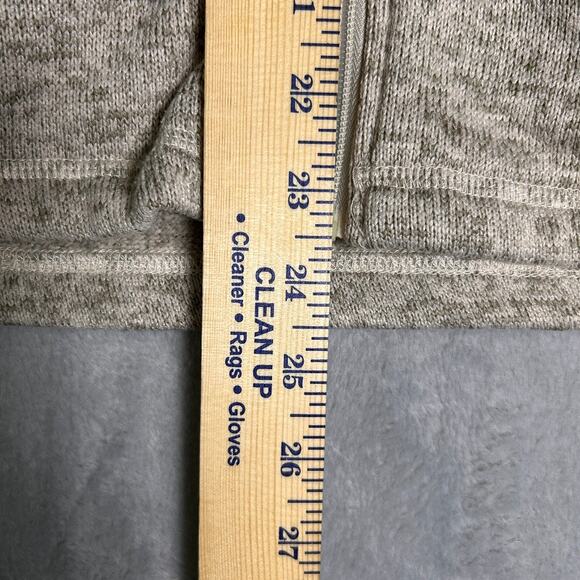 Simply Southern Full Zip Vest Womens Medium Oatmeal Heathered Fall Layering - Picture 6 of 7